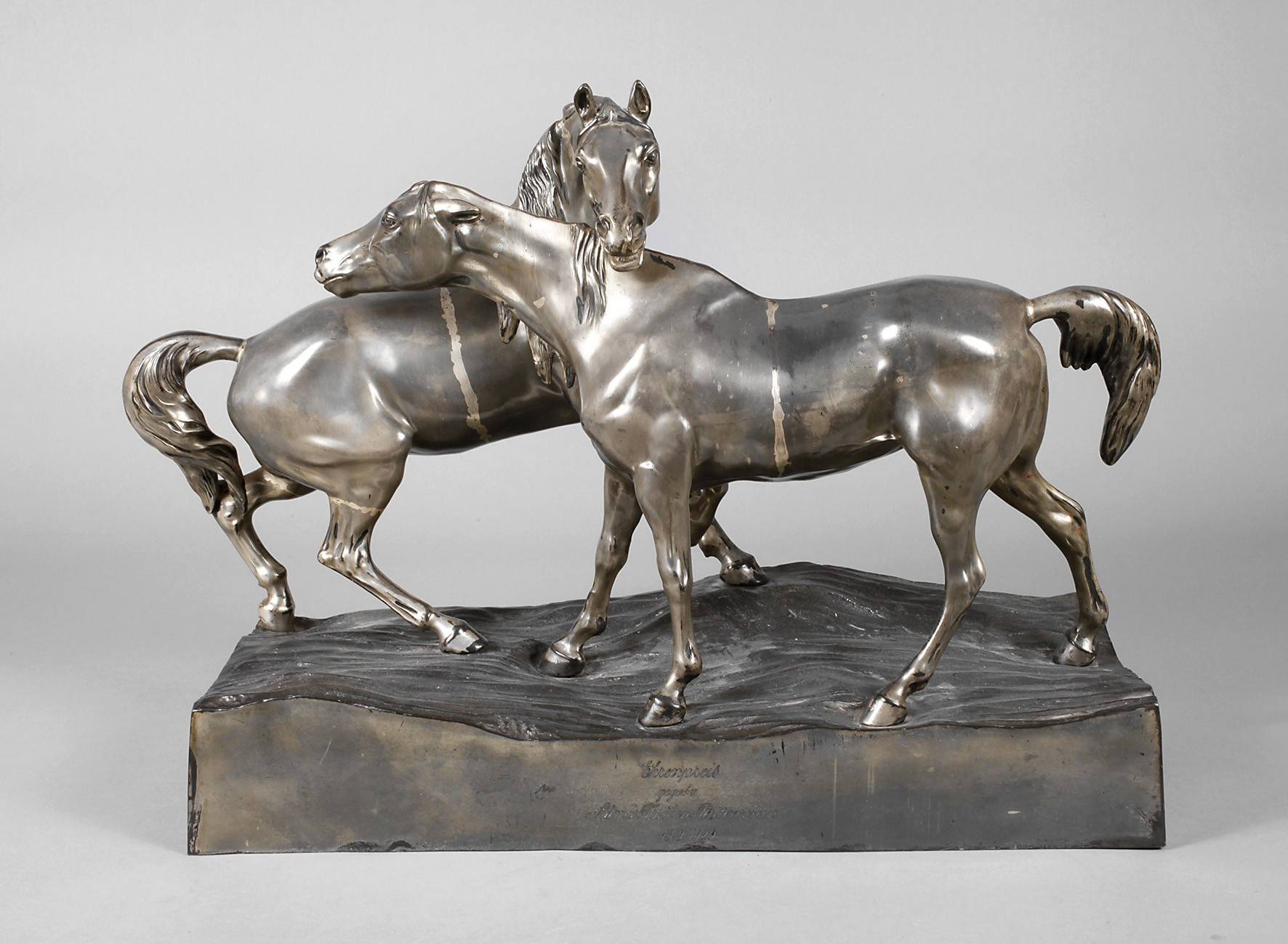 Pferdepaar nach Pierre-Jules Mêne