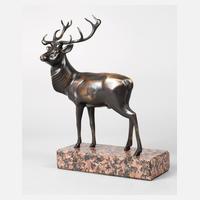 Bronze Kapitaler Hirsch111
