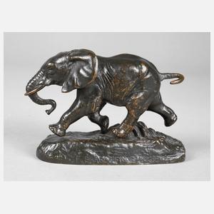 Antoine Louis Barye, Senegalesischer Elefant