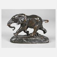 Antoine Louis Barye, Senegalesischer Elefant111