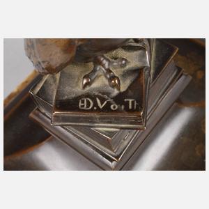 Monogrammisr ED. Vo. Th., Bücheruhu