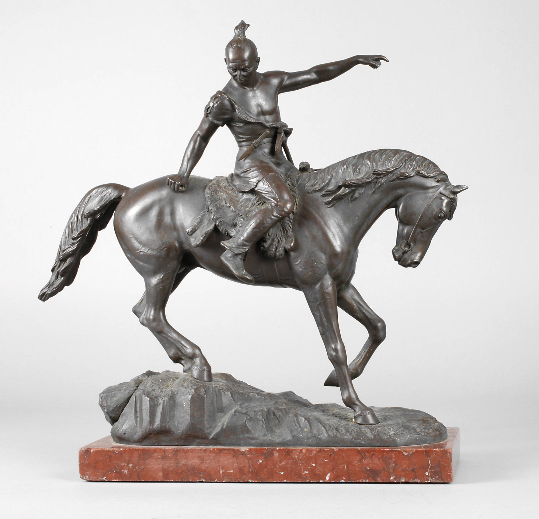 Indianischer Fährtenleser