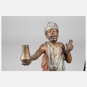 Wiener Bronze orientalischer Vasenverkäufer