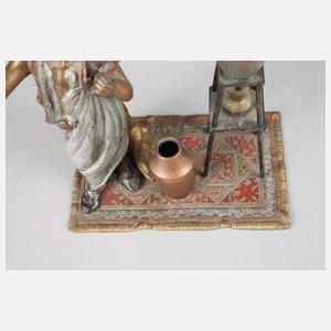 Wiener Bronze orientalischer Vasenverkäufer
