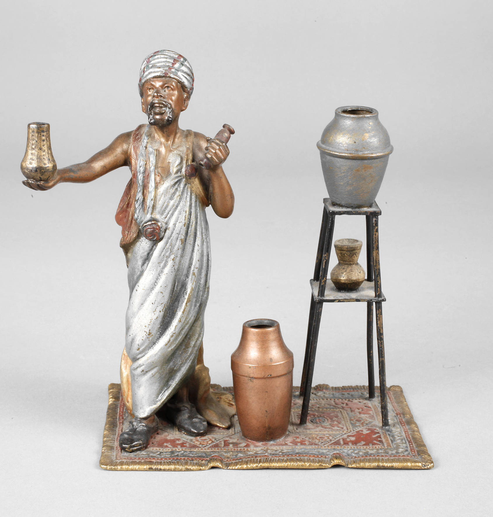 Wiener Bronze orientalischer Vasenverkäufer