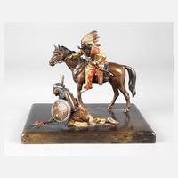 Wiener Bronze zwei Indianer111