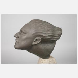 Bronzebüste Art déco