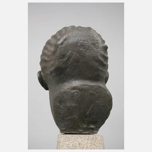 Bronzebüste Art déco