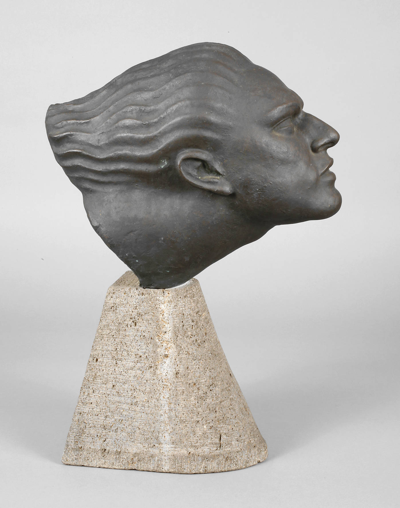 Bronzebüste Art déco