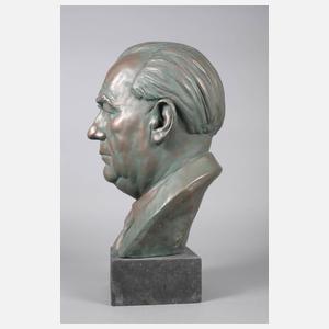 Monogrammist ZW, Büste Wilhelm Pieck