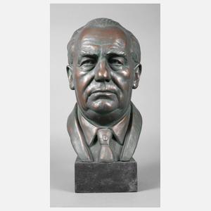 Monogrammist ZW, Büste Wilhelm Pieck