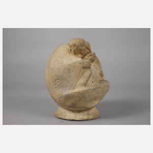 Moderne Figurengruppe junge Familie