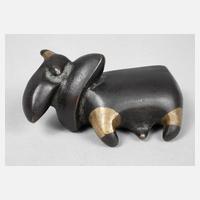 Gertraude Zebe, Kleinbronze ”Zezootier -1-”111