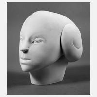 Joachim Schmettau, weiblicher Kopf mit Schneckenfrisur111