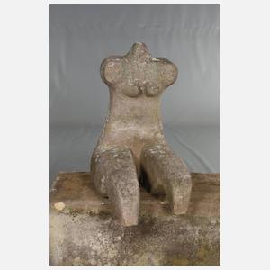 Karl Jüttner,Torso als moderner sitzender Akt