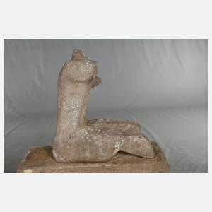 Karl Jüttner,Torso als moderner sitzender Akt