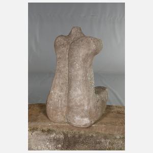 Karl Jüttner,Torso als moderner sitzender Akt