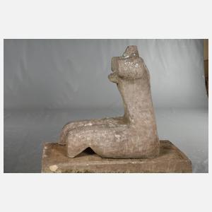 Karl Jüttner,Torso als moderner sitzender Akt