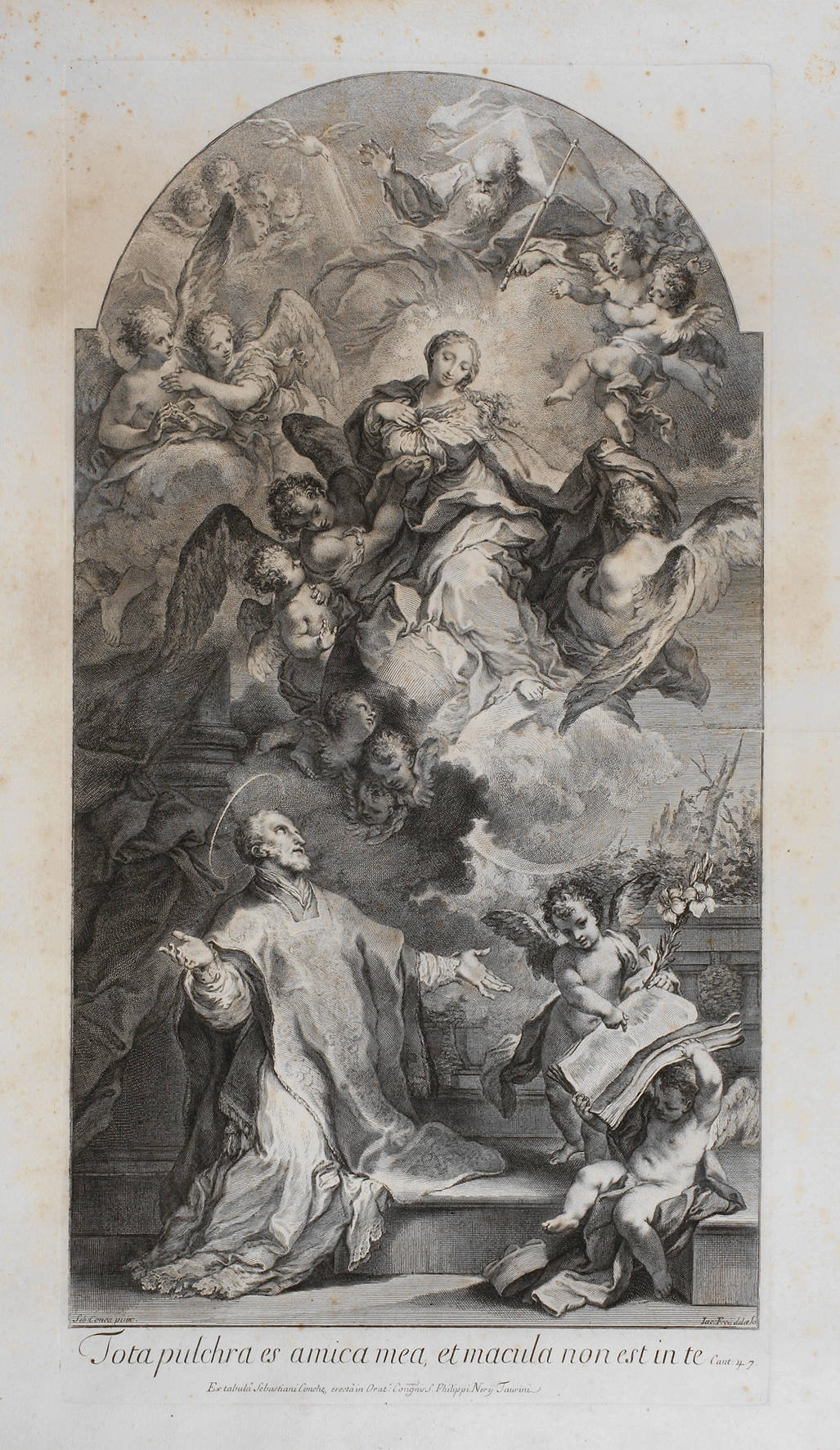 Jakob Frey d. Ä., In den Wolken thronende Madonna