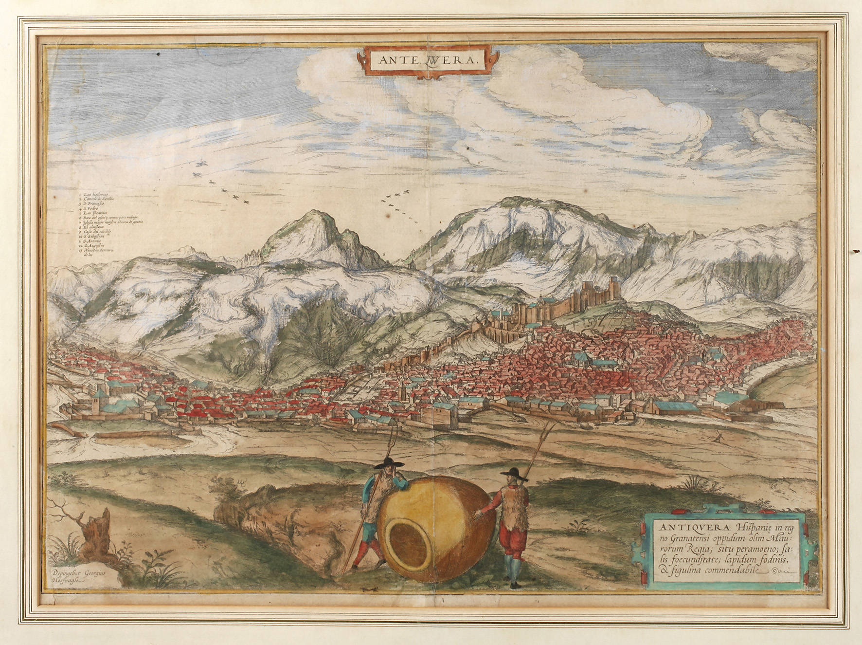 nach Georg Hoefnagel, Ansicht von Antequera