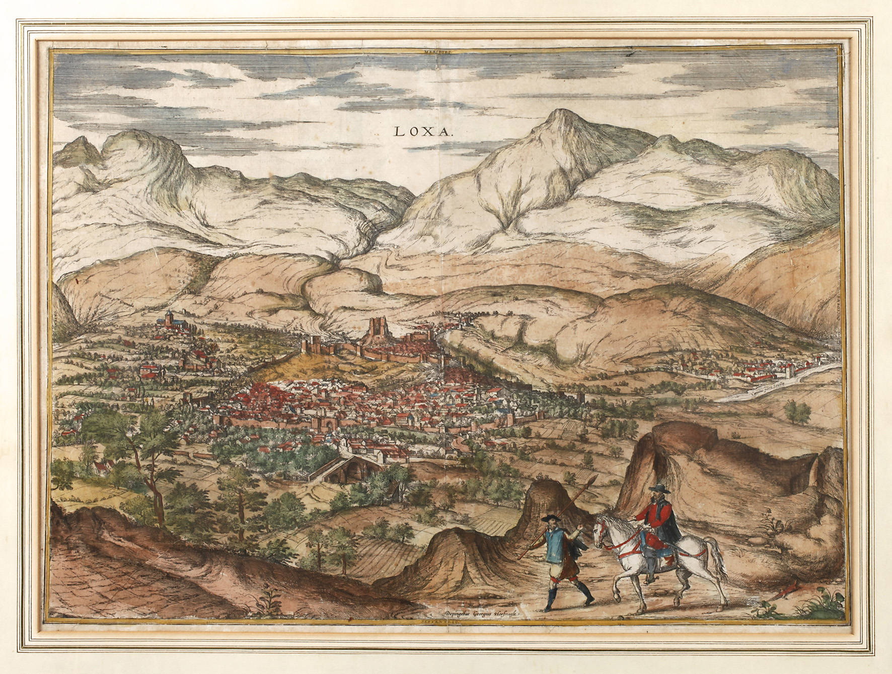 nach Georg Hoefnagel, Ansicht von Loja in Spanien
