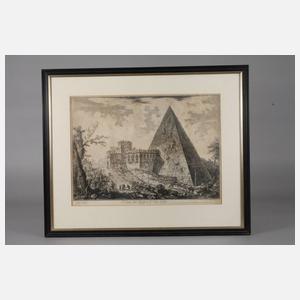 Giovanni Battista Piranesi, Cestius Pyramide