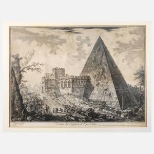 Giovanni Battista Piranesi, Cestius Pyramide