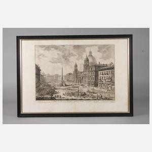 Giovanni Battista Piranesi, Piazza Navona in Rom