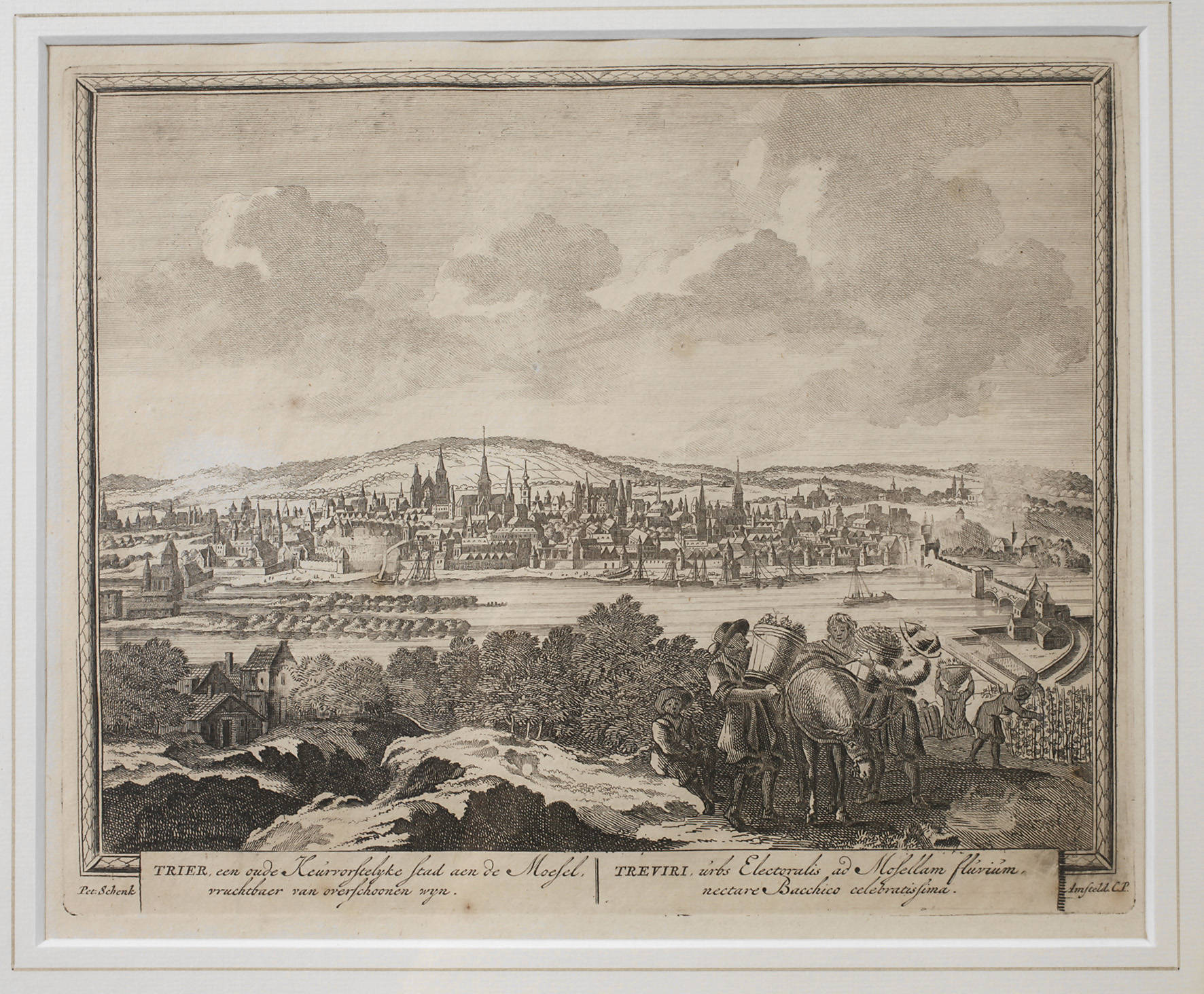 Pieter Schenk der Ältere, Ansicht Trier