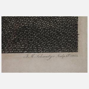 Jacob Matthias Schmutzer, Paar Kupferstiche