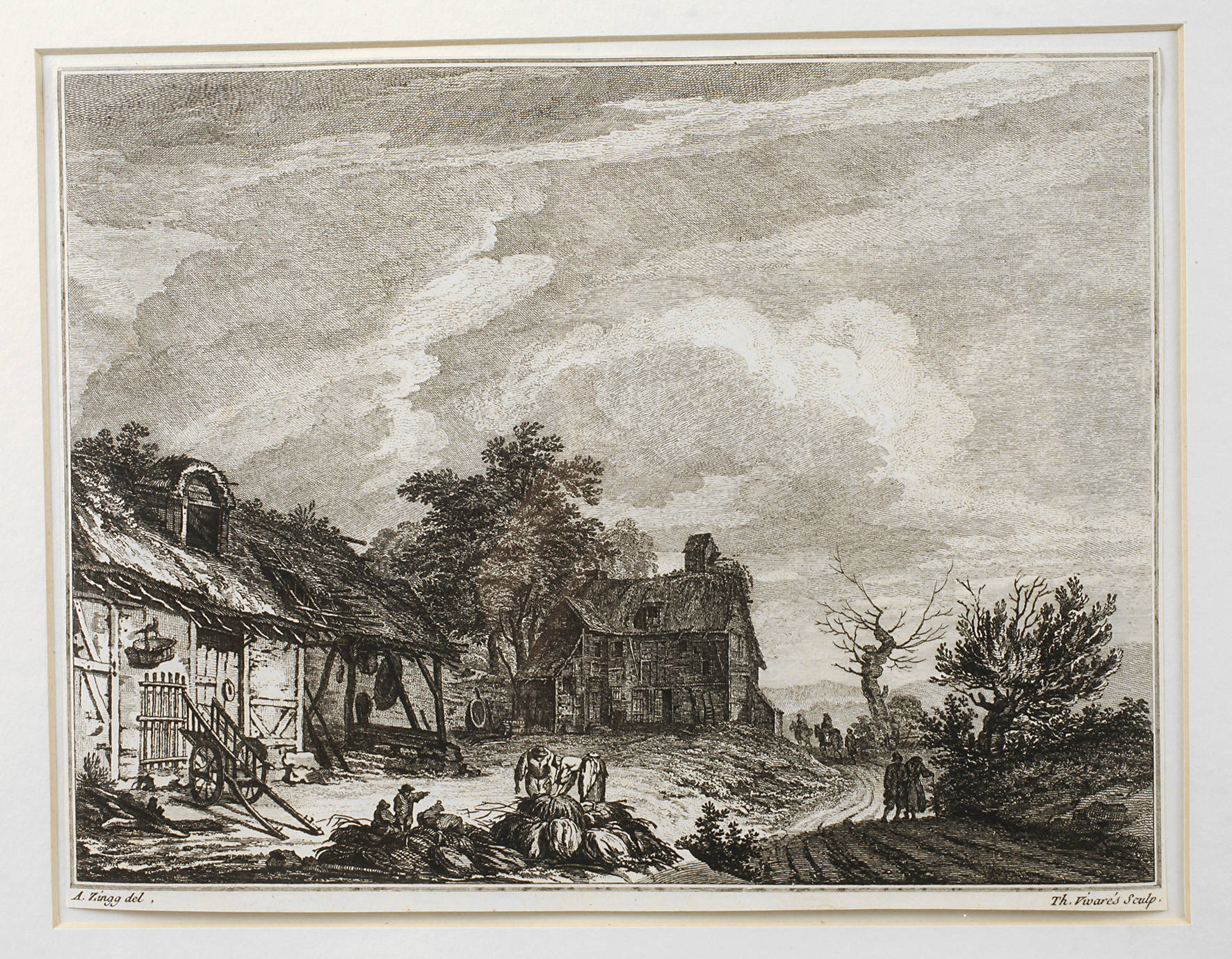 Thomas Vivares, ”Der Hof bei Vernon”