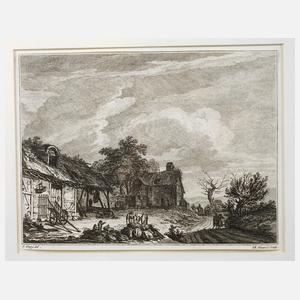 Thomas Vivares, ”Der Hof bei Vernon”