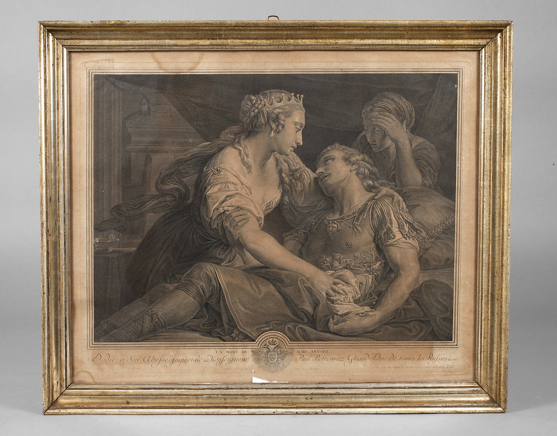 Johann Georg Wille, ”Tod des Marcus Antonius”