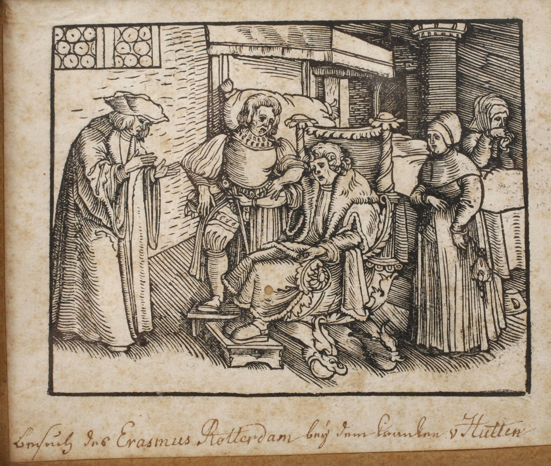 Erasmus von Rotterdam trifft Ulrich von Hutten