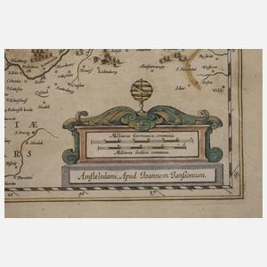 Cornelius Claeszoon Duysend, Kupferstichkarte Elbverlauf