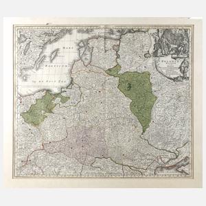 Matthäus Seutter, Karte Baltikum um 1730