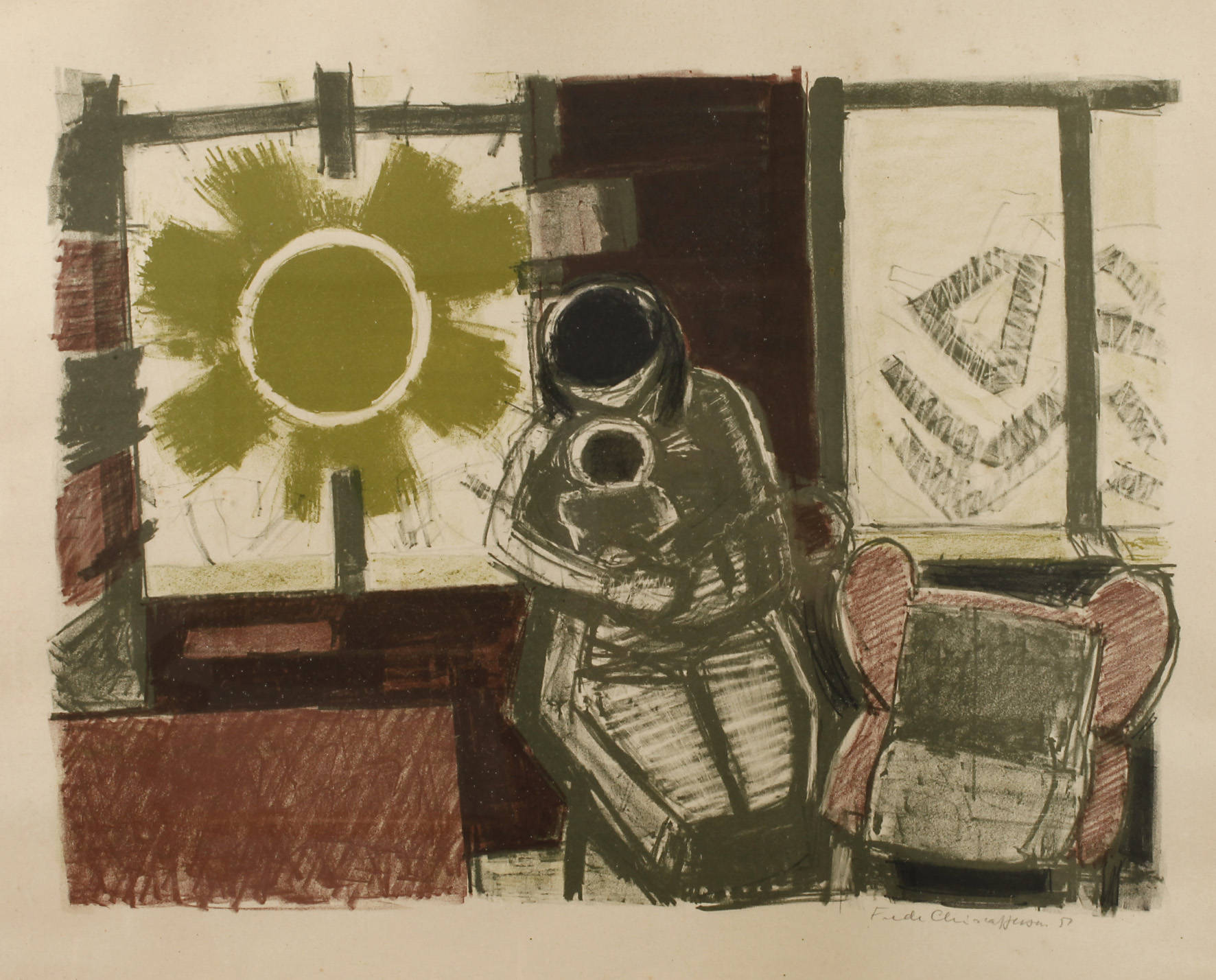 Frede Christoffersen, Mutter mit Kind