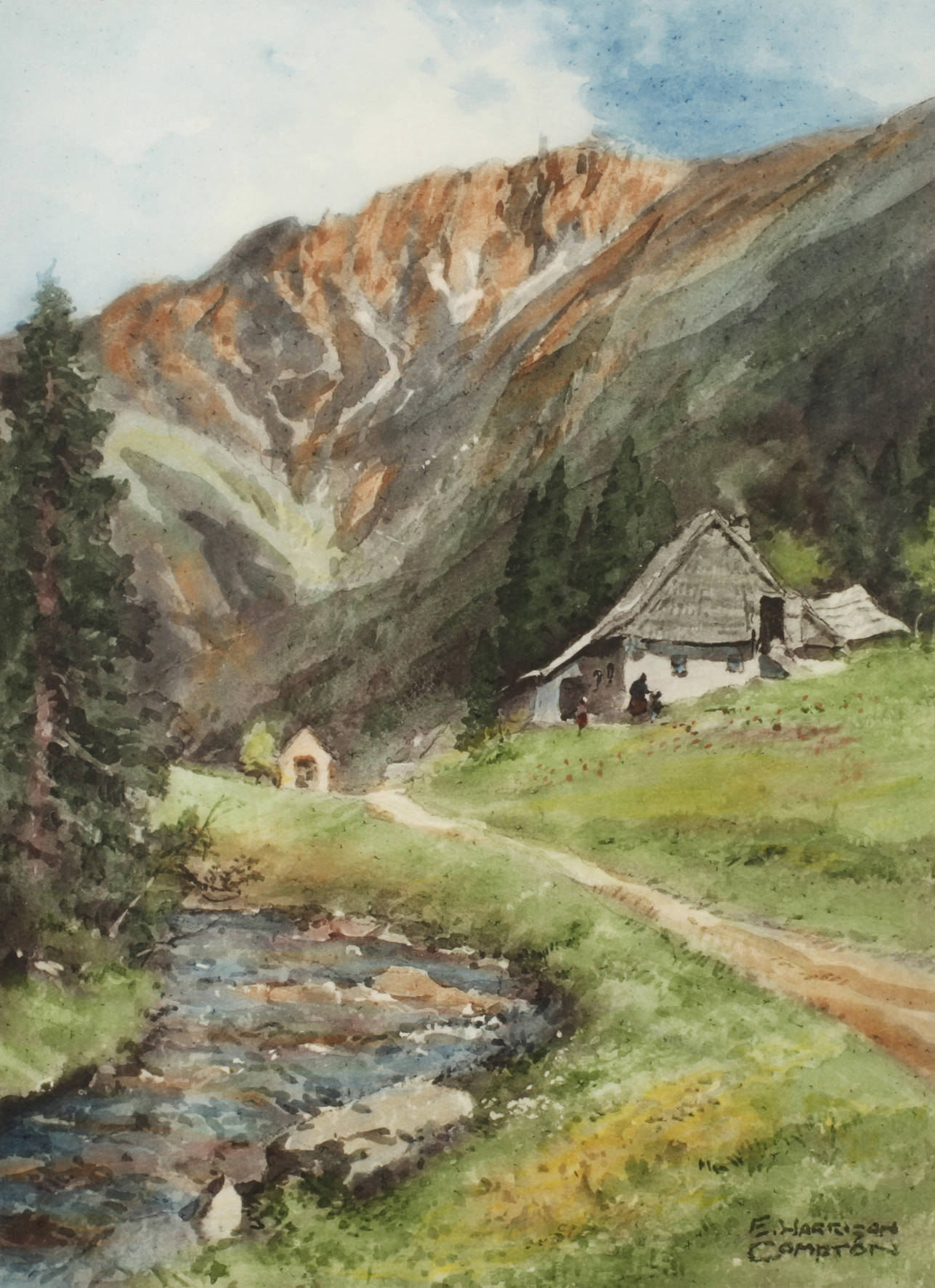 Edward Harrison Compton, ”Koppe vom Riesengrund”