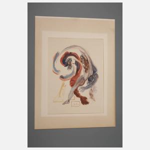 nach Salvador Dali, Blatt aus ”Göttliche Komödie”