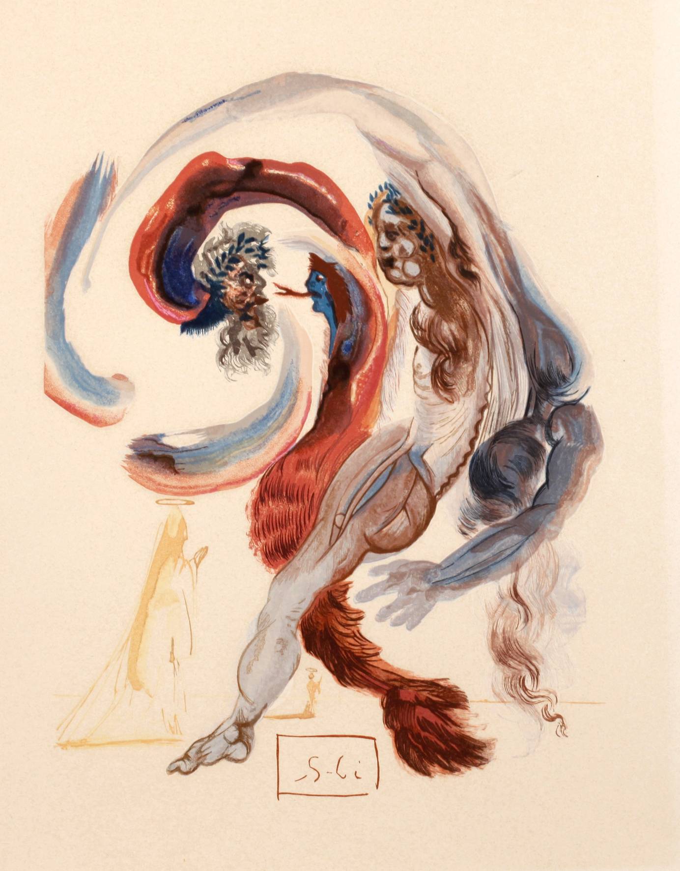 nach Salvador Dali, Blatt aus ”Göttliche Komödie”