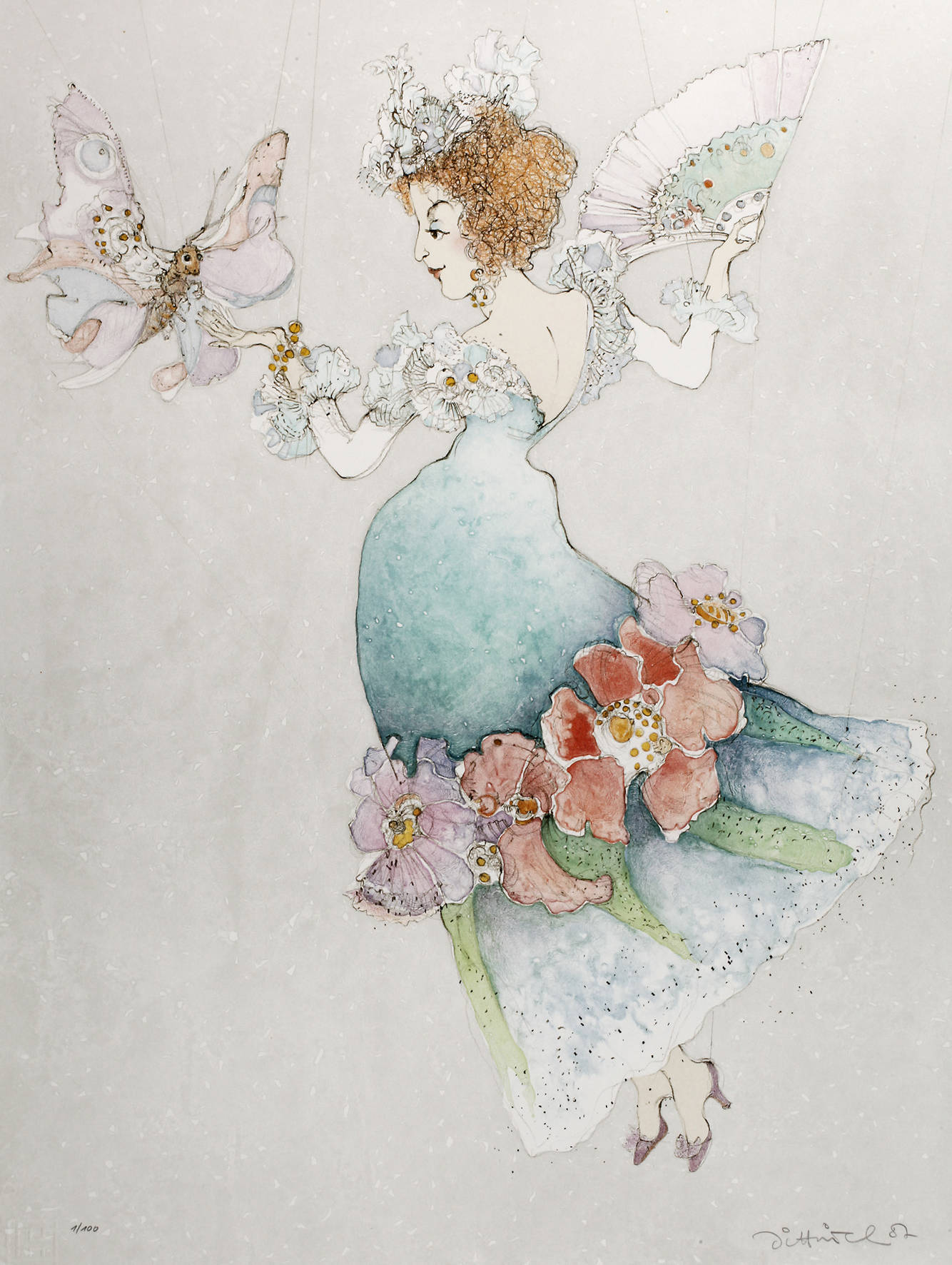 Simon Dittrich, Marionette mit Schmetterling