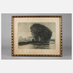 Carl Hachez, ”Abendstimmung an der Maas”