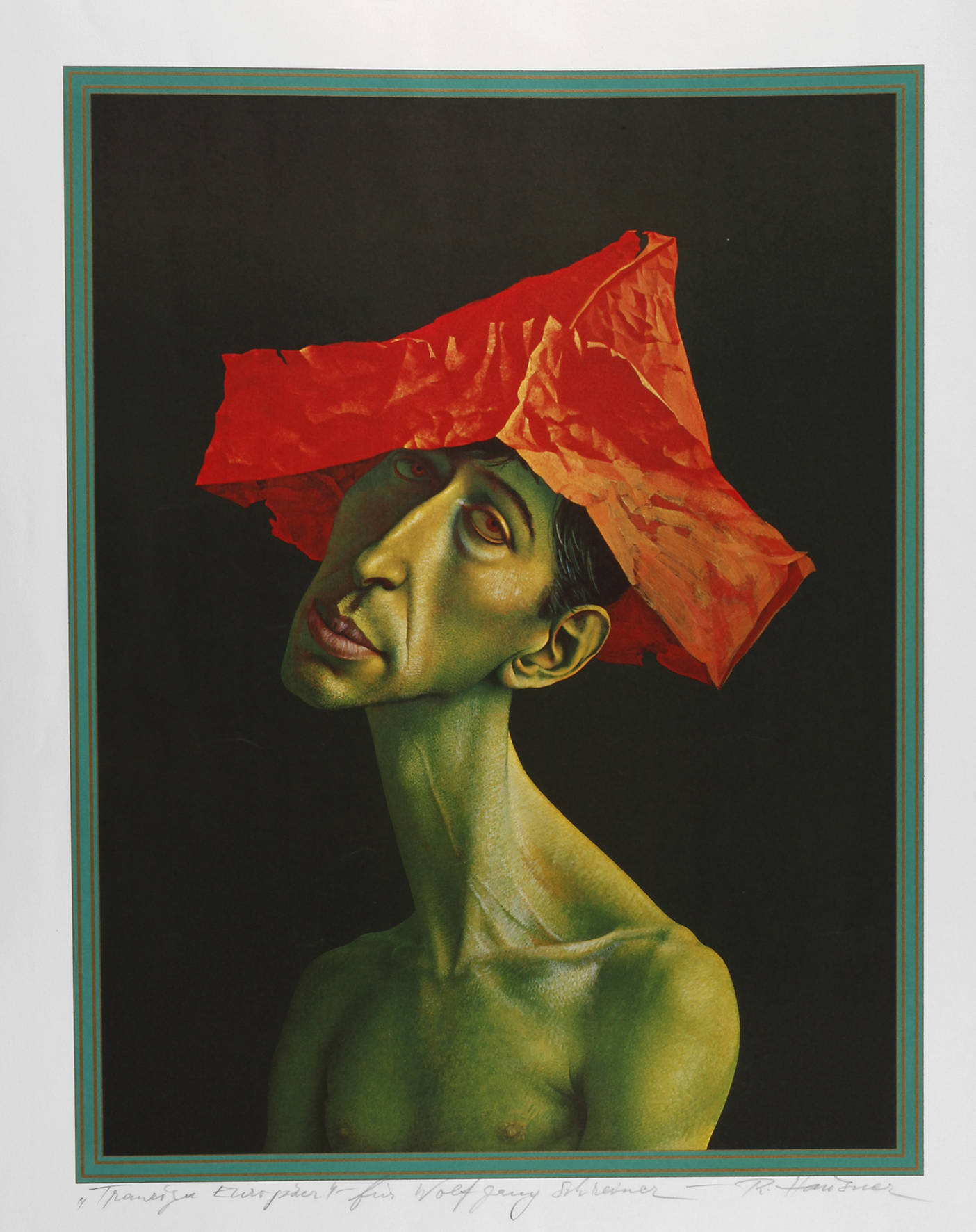 Prof. Rudolf Hausner, ”Trauriger Europäer”