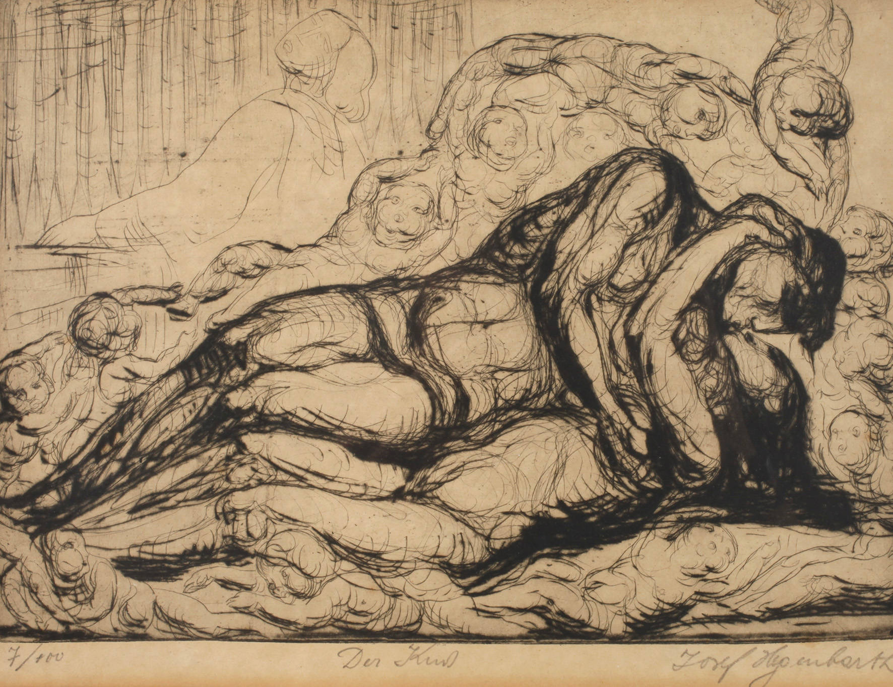 Prof. Josef Hegenbarth, ”Der Kuss”