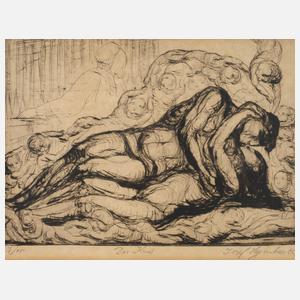 Prof. Josef Hegenbarth, ”Der Kuss”