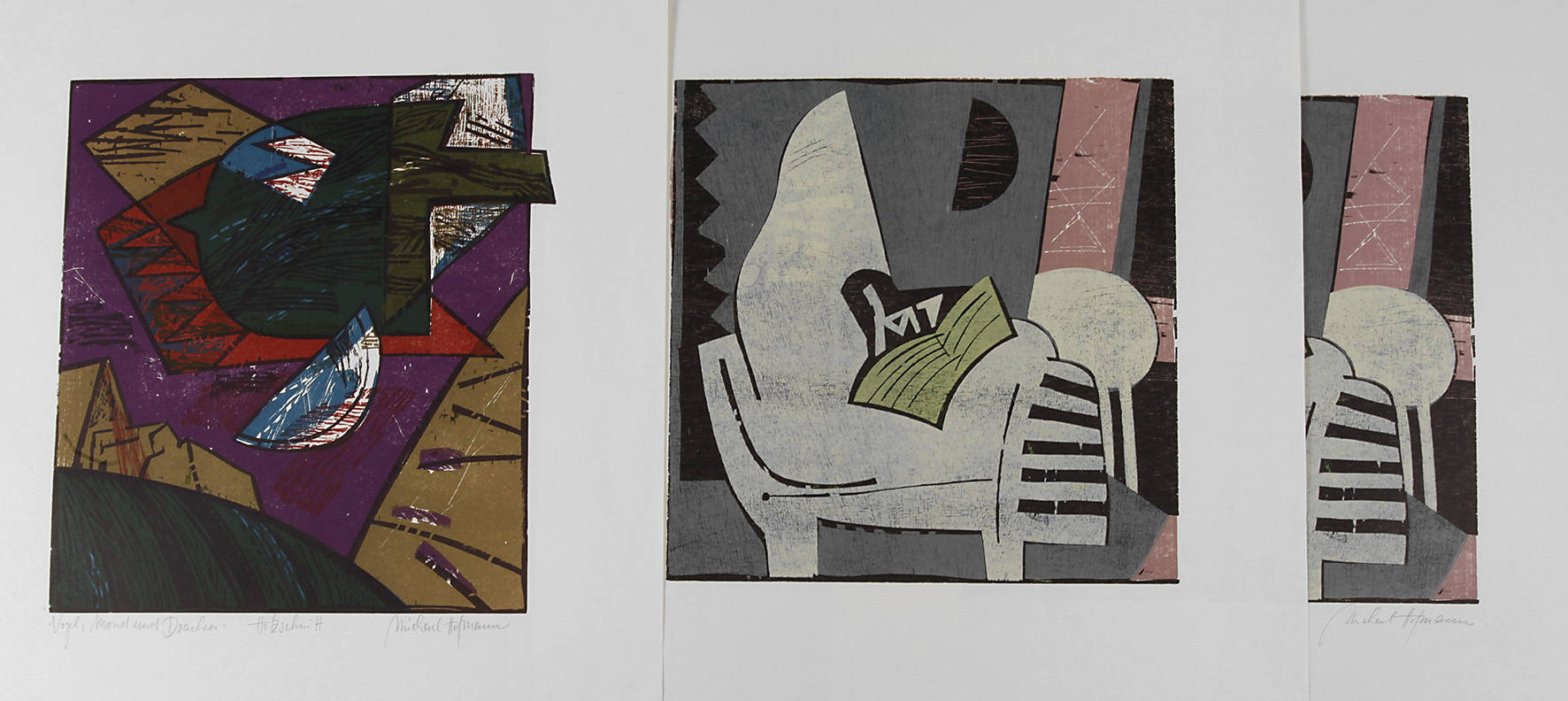 Michael Hofmann, Konvolut Farbholzschnitte
