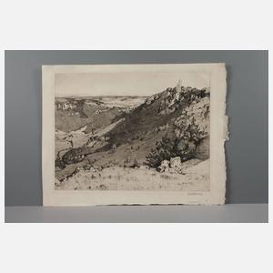 Felix Hollenberg, Schwäbische Alb mit Schloss Lichtenstein