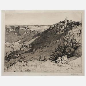 Felix Hollenberg, Schwäbische Alb mit Schloss Lichtenstein