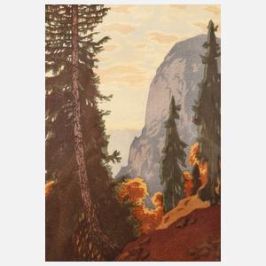 Engelbert Lap, Herbstliche Berglandschaft