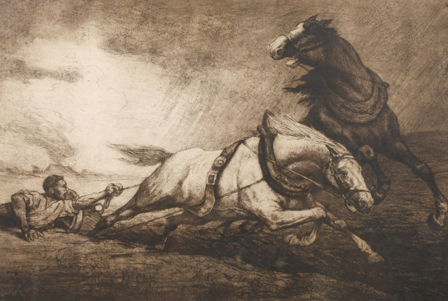 Bernhard Liebig, Durchbrechende Pferde
